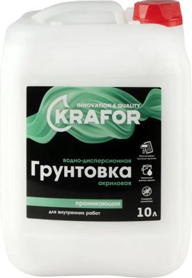 Обзор товара грунтовка Krafor 578 бесцв. 10л (1831167) в интернет ...