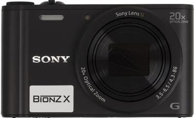 Цифровой компактный фотоаппарат Sony Cyber-shot DSC-WX350, черный
