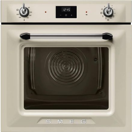 Духовой шкаф электрический SMEG Victoria SOP6900TP, 68л, дверца с 4 стеклами, кремовый