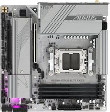 Изображение товара Материнская плата Gigabyte B650M A ELITE AX ICE, SocketAM5, AMD B650, mATX, Ret