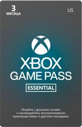 Изображение товара Подписка Microsoft Xbox Game Pass Essentials US,  на 3 месяца,  регион: США
