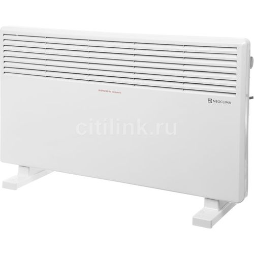 Конвектор Neoclima Comforte, 2500Вт, с терморегулятором, белый [comforte 2500w]