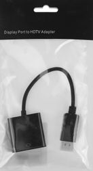 Кабель-переходник аудио-видео PALMEXX H105, DisplayPort (m) - HDMI (f), ver 1.2, ver 1.4, 0.15м
