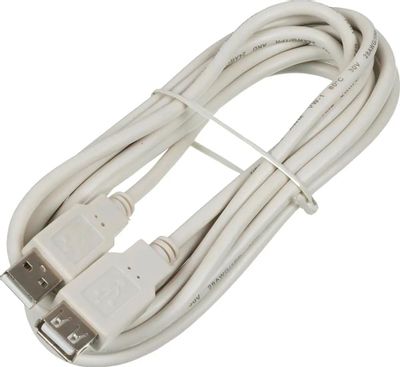 Кабель-удлинитель USB2.0 NingBo USB A(m) -  USB A(f),  3м,  блистер [usb2.0-am-af-3-br]