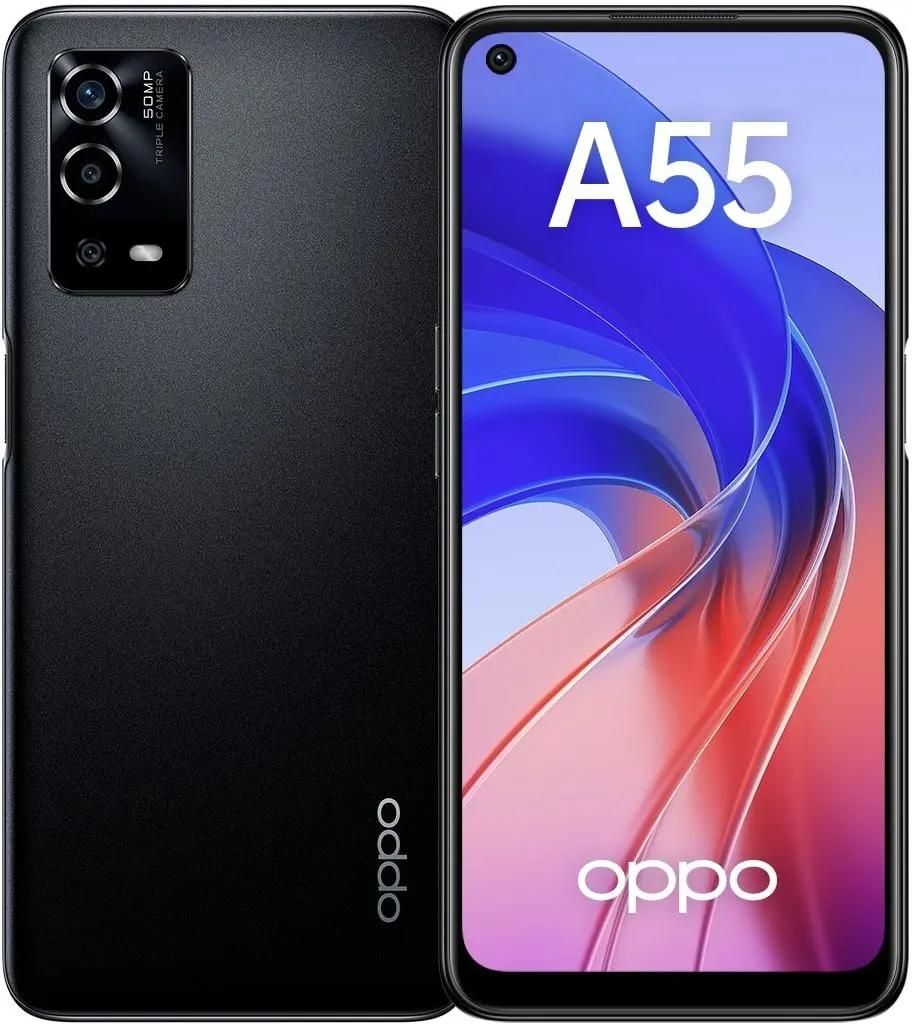 Смартфон OPPO A55 4/64Gb, CPH2325, черный – купить в Ситилинк | 1660598