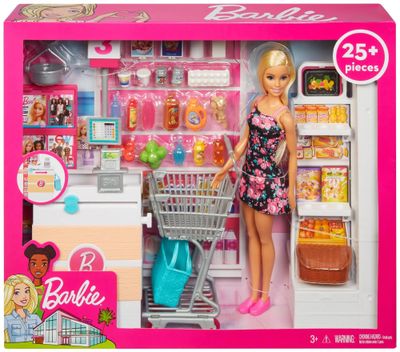 Barbie supermarket set outlet