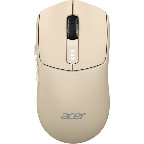 Мышь беспроводная Acer OMR312, Bluetooth/Радио, оптическая, USB, 3200dpi, бежевый [zl.mcecc.037]