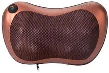 Изображение товара Массажная подушка для шеи ZENET ZET-727 коричневый роликовый массаж