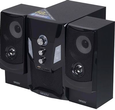 Обзор товара колонки Bluetooth Ginzzu GM-415, 2.1, черный/ черный [00 ...