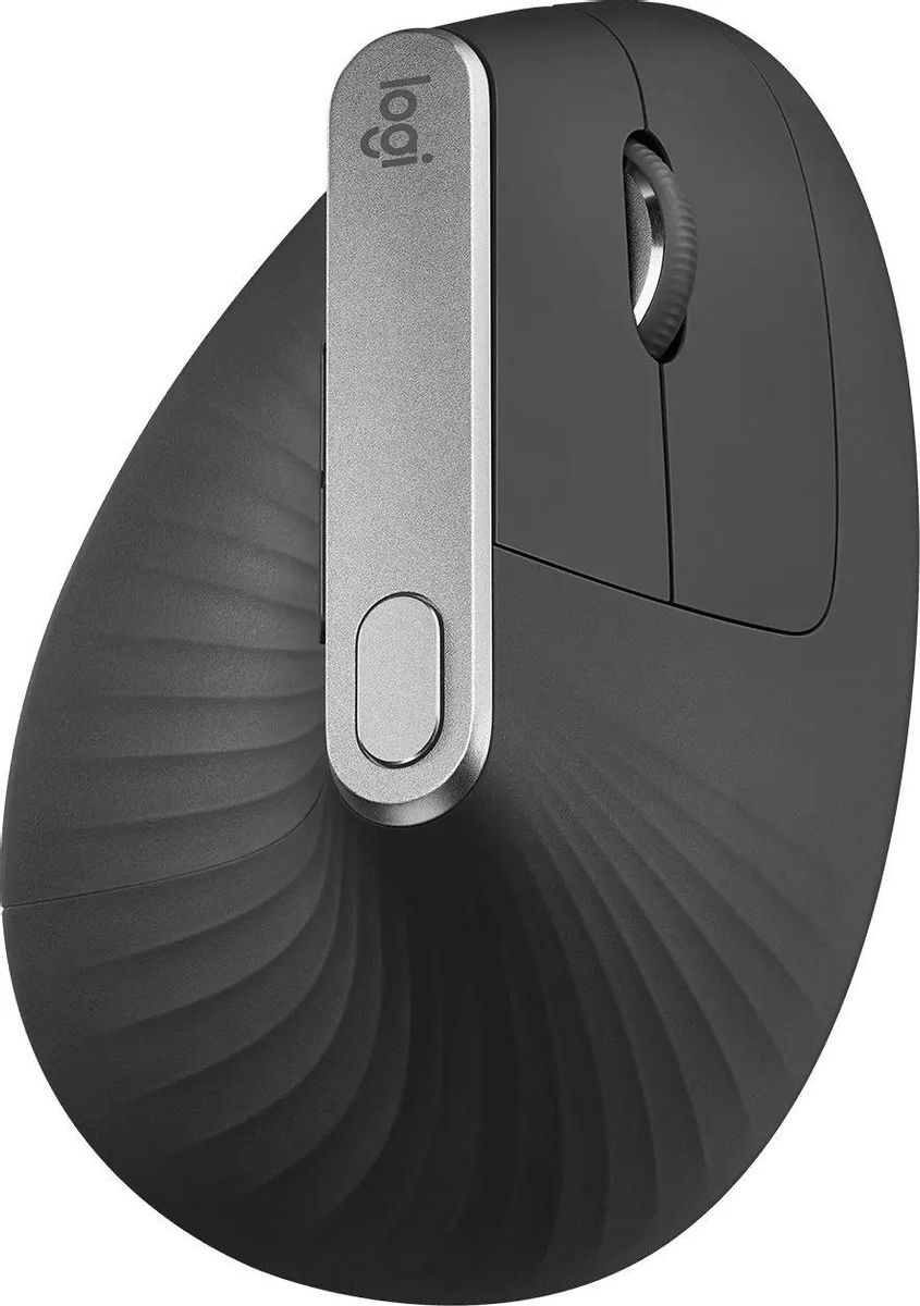 Мышь Logitech MX Vertical, оптическая, беспроводная, USB, черный [910-005448]  – купить в Ситилинк | 1826269