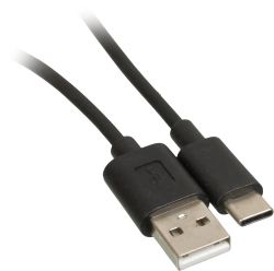 Кабель USB Type-C (m) - USB (m), 1м, черный