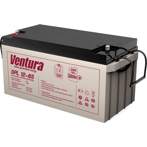 Аккумуляторная батарея VENTURA GPL 12-65 для ИБП, 12В, 65Ач [vntgpl1200650f6]