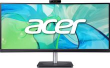 Изображение товара 34" Монитор Acer CB343CURDbemiiphcuzx,  3440x1440,  IPS,  2хHDMI,  1хDP,  изогнутый, черный и серебристый [um.cb3cd.d01]