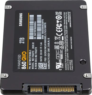 SSD Samsung 860 QVO MZ 76Q2T0BW 2 2.5