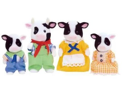 Характеристики Игровой набор Sylvanian Families "Семья Коров" текстиль ...