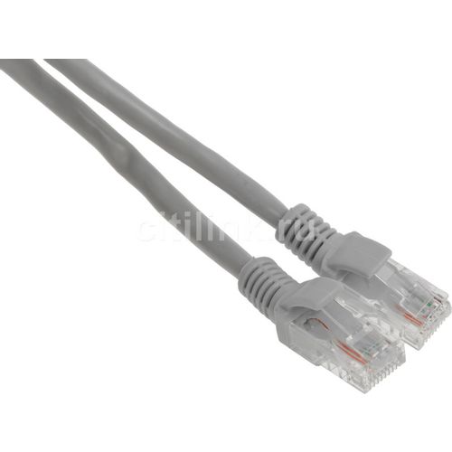 Патч-корд CABLEXPERT PP6U-20M литой (molded), UTP, кат.6, 20м, 4 пары, 24AWG, алюминий омедненный, многожильный, серый