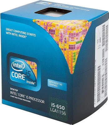 Процессор Intel Core i5 650, LGA 1156,  BOX [bx80616i5650 s lbtj](Б/У)