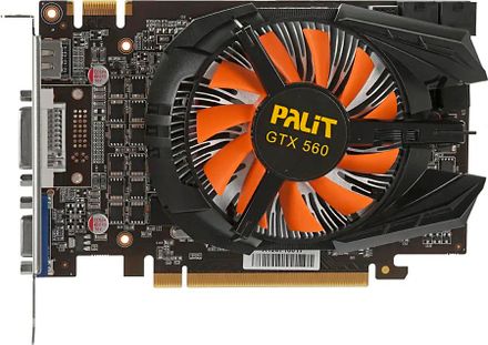 Palit NVIDIA  GeForce GTX 560 1ГБ GDDR5, OC,  Ret [ne5x560xhd02-114xf]
