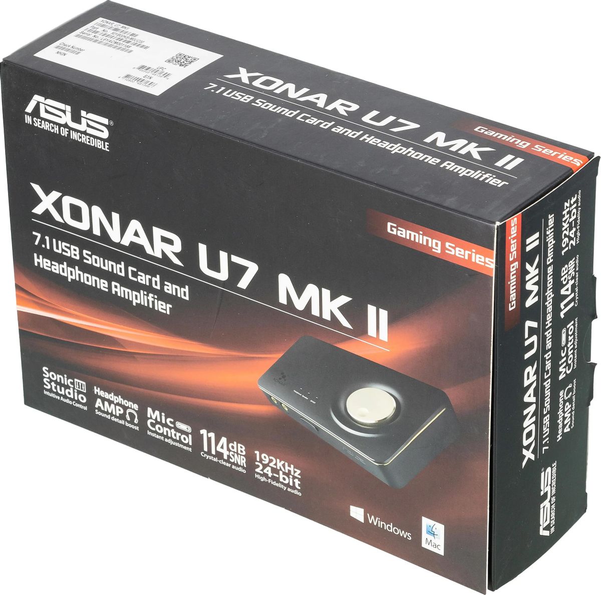 Отзывы на Звуковая карта USB ASUS Xonar U7 MK II, 7.1, Ret в  интернет-магазине СИТИЛИНК (1100714)