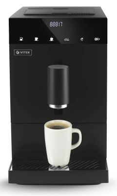 Кофемашина Vitek Metropolis VT-8700, черный – купить в Ситилинк | 2036200