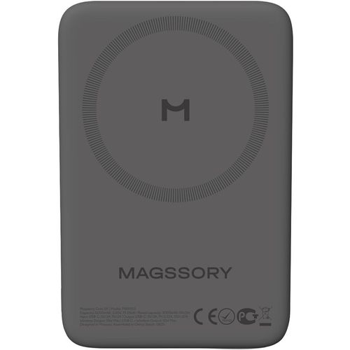 Внешний аккумулятор (Power Bank) MAGSSORY PBN003m, 5000мAч, серый