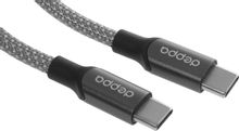 Изображение товара Кабель Deppa USB Type-C (m) -  USB Type-C (m),  1.5м,  серый [72549]