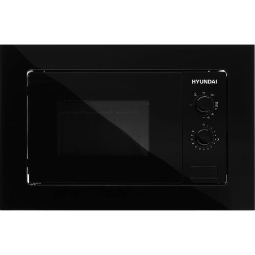 Встраиваемая микроволновая печь Hyundai HBW 2030 BG, 20л, 800Вт, черный