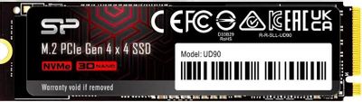 SSD накопитель Silicon Power M-Series UD90 SP250GBP44UD9005 250ГБ, M.2 2280, PCIe 4.0 x4,  NVMe,  M.2