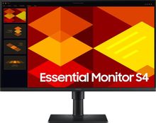 Изображение товара 27" Монитор Samsung Essential S4 S27D400GAIXCI,  1920x1080,  IPS,  100Гц,  2хHDMI,  1хDP,  черный [ls27d400gaixci]