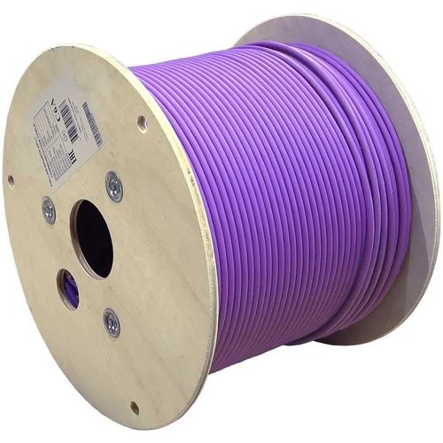 Кабель информационный LanMaster кат.6A, 305м, фиолетовый [lan-6aumtp-hflt-vi]