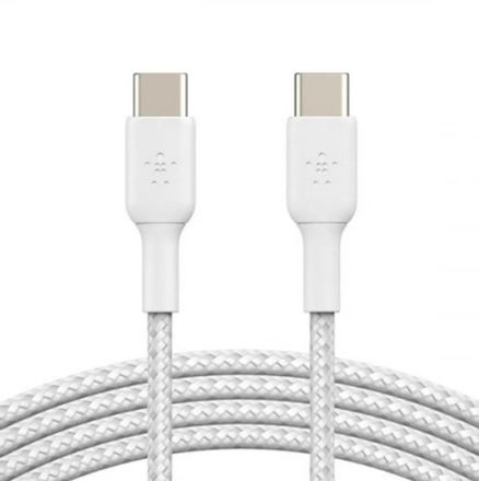 Кабель Belkin CAB004bt1MWH2PK, USB Type-C (m) - USB Type-C (m), 1м, белый, 2