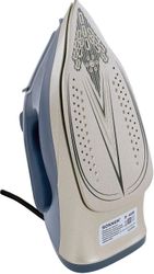 Утюг SONNEN SI-6008,  с паровым ударом,  серый и золотистый