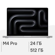 Изображение товара Ноутбук Apple MacBook Pro A3401 14.2" 2024 Retina XDR Apple M4 Pro 12 ядер 24ГБ 512ГБ SSD