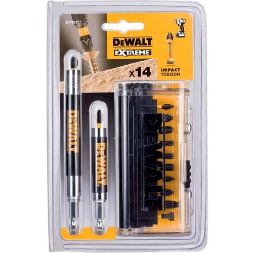Набор бит DeWALT DT70512T-QZ, универсальное, 14шт