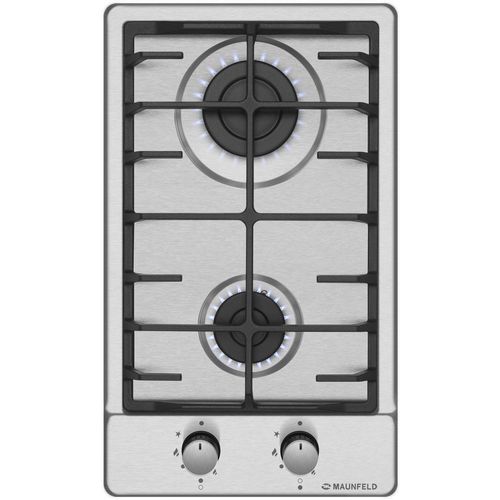 Газовая варочная панель MAUNFELD EGHS.32.6CS/G, 2 конфорки, нержавеющая сталь, серебристый