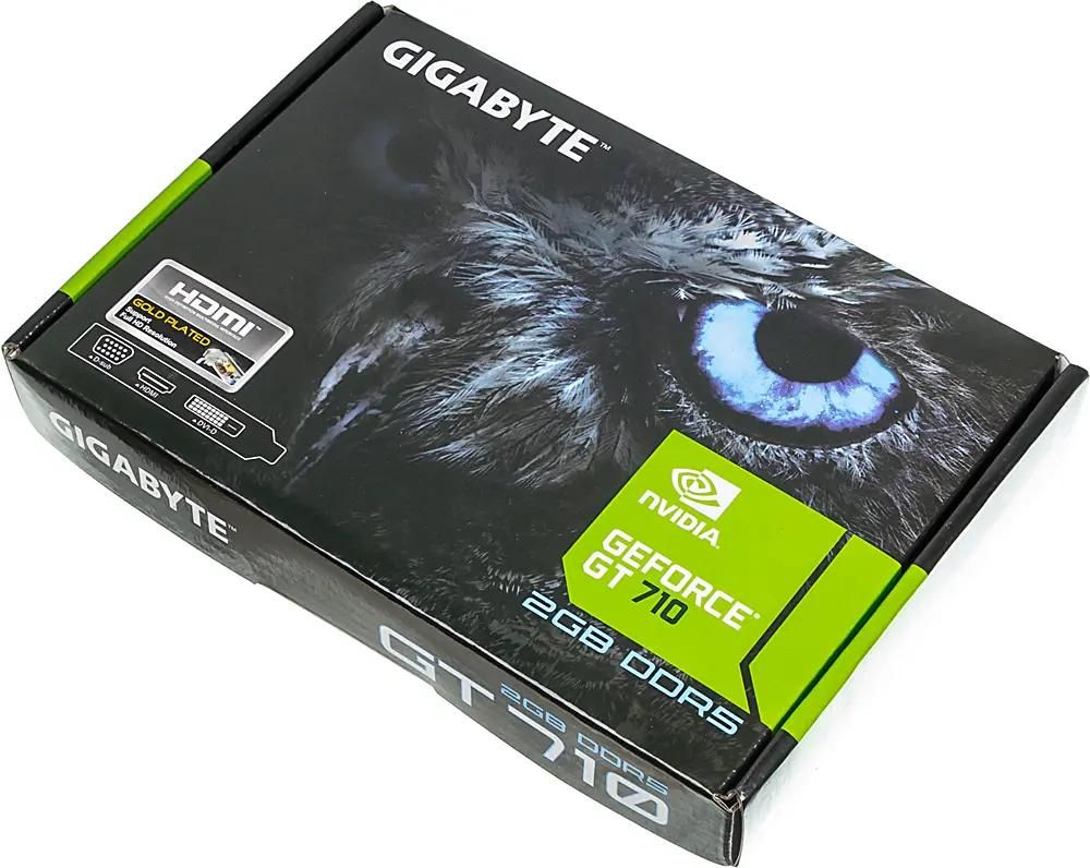 Отзывы на Видеокарта GIGABYTE NVIDIA GeForce GT 710 GV-N710D5-2GIL 2ГБ  GDDR5, Low Profile, Ret в интернет-магазине СИТИЛИНК (1174212)