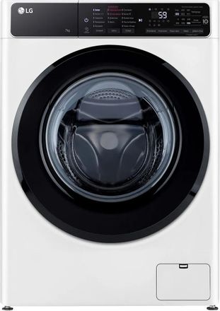 Стиральная машина LG F2T3HS6W, с фронтальной загрузкой, 7кг, 1200об/мин, с паром, инверторная
