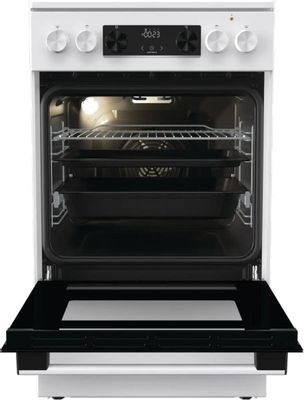 Электрическая плита Gorenje GEC5C42WG, стеклокерамика, без крышки ...