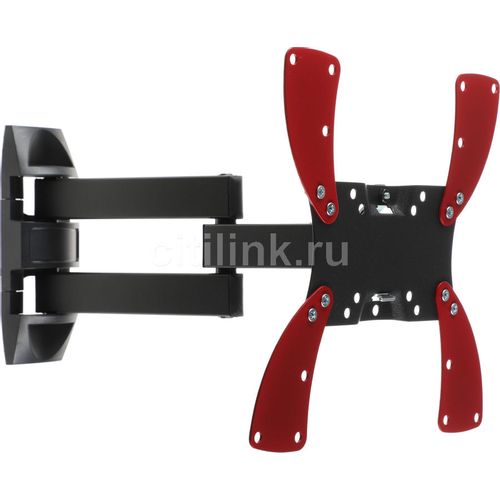 Кронштейн для телевизора Holder LCDS-5066, 22-42", настенный, поворот и наклон, черный