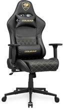 Изображение товара Игровое кресло COUGAR CGR-AO2-GLB на колесиках, экокожа, регулируемое, черное Изображение товара Игровое кресло COUGAR CGR-AO2-GLB на колесиках, экокожа, регулируемое, черное