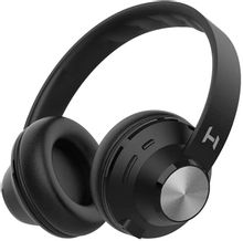 Наушники Harper HB-412, 3.5 мм/Bluetooth, накладные, черный/серебристый ...