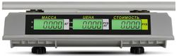 Весы торговые MERTECH M-ER 326AC-32.5 LCD, серый
