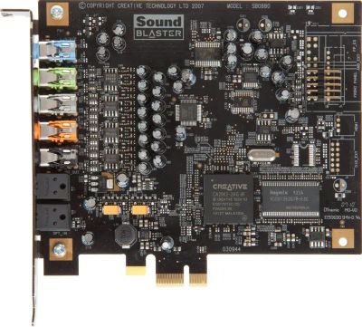 Звуковая карта PCI-E Creative X-Fi Titanium,  7.1, oem [30sb088200000]