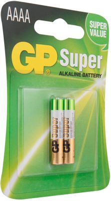 AAAA Батарейка GP Super Alkaline GP 25A-2CR2, 2 шт. – купить в Ситилинк ...