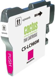 Картридж Cactus CS-LC980M, пурпурный