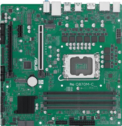 Материнская плата ASUS PRO Q870M-C-CSM, Socket LGA 1851, Intel Q870, mATX, Ret