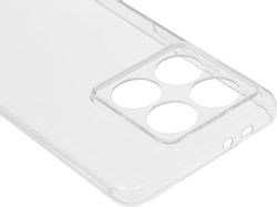 Чехол (клип-кейс) BORASCO Silicone Case, для Xiaomi 14T Pro, прозрачный