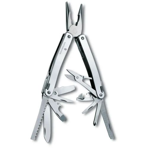 Мультитул Victorinox SwissTool Spirit X, 35 функций, серебристый [3.0235.l]