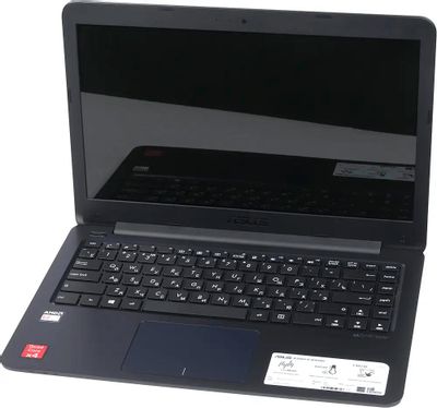 Ноутбук ASUS VivoBook F402WA-GA035 90NB0HC3-M02670, 14", AMD E2 6110 1.5ГГц, 4-ядерный, 4ГБ DDR3L, 500ГБ,  AMD Radeon  R2, Endless, темно-синий