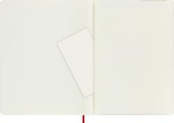 Блокнот Moleskine Classic Soft, 192стр, без разлиновки, мягкая обложка, красный